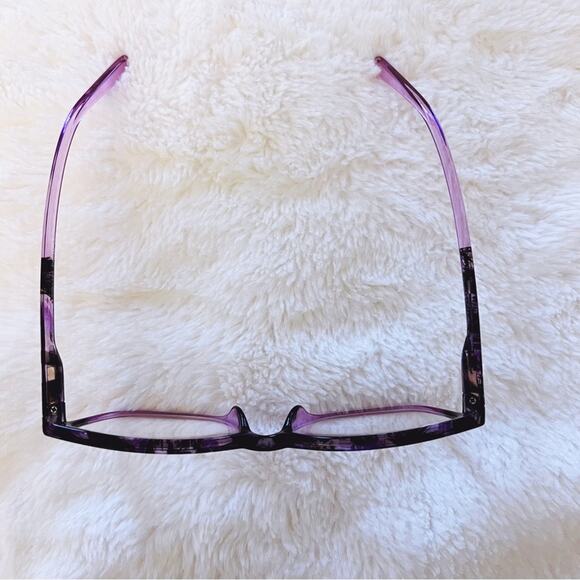 Eli Light Purple & Black Two Tone Reader Glasses - Picture 6 of 13
